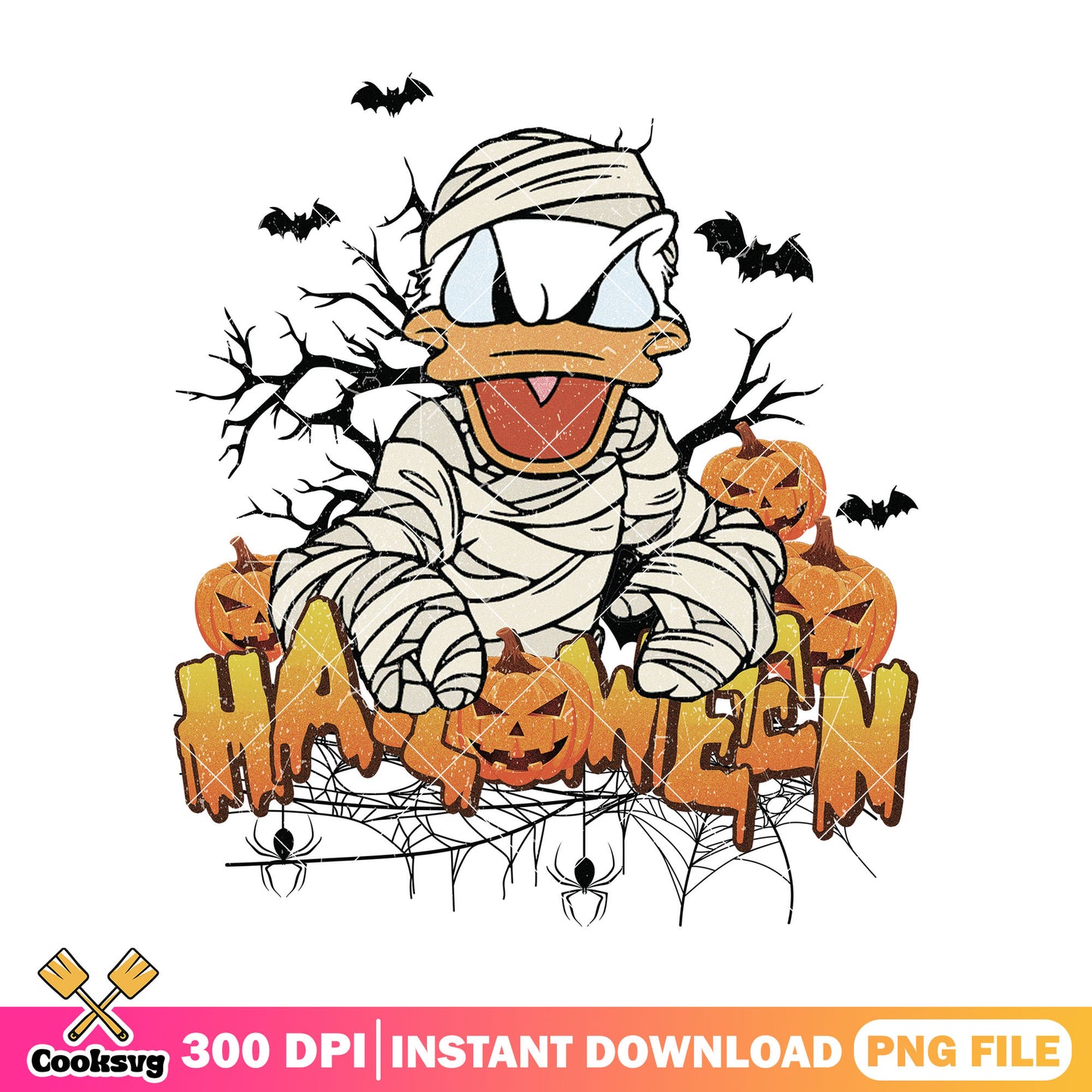 Halloween with donald png, halloween picture png, disney cartoon png