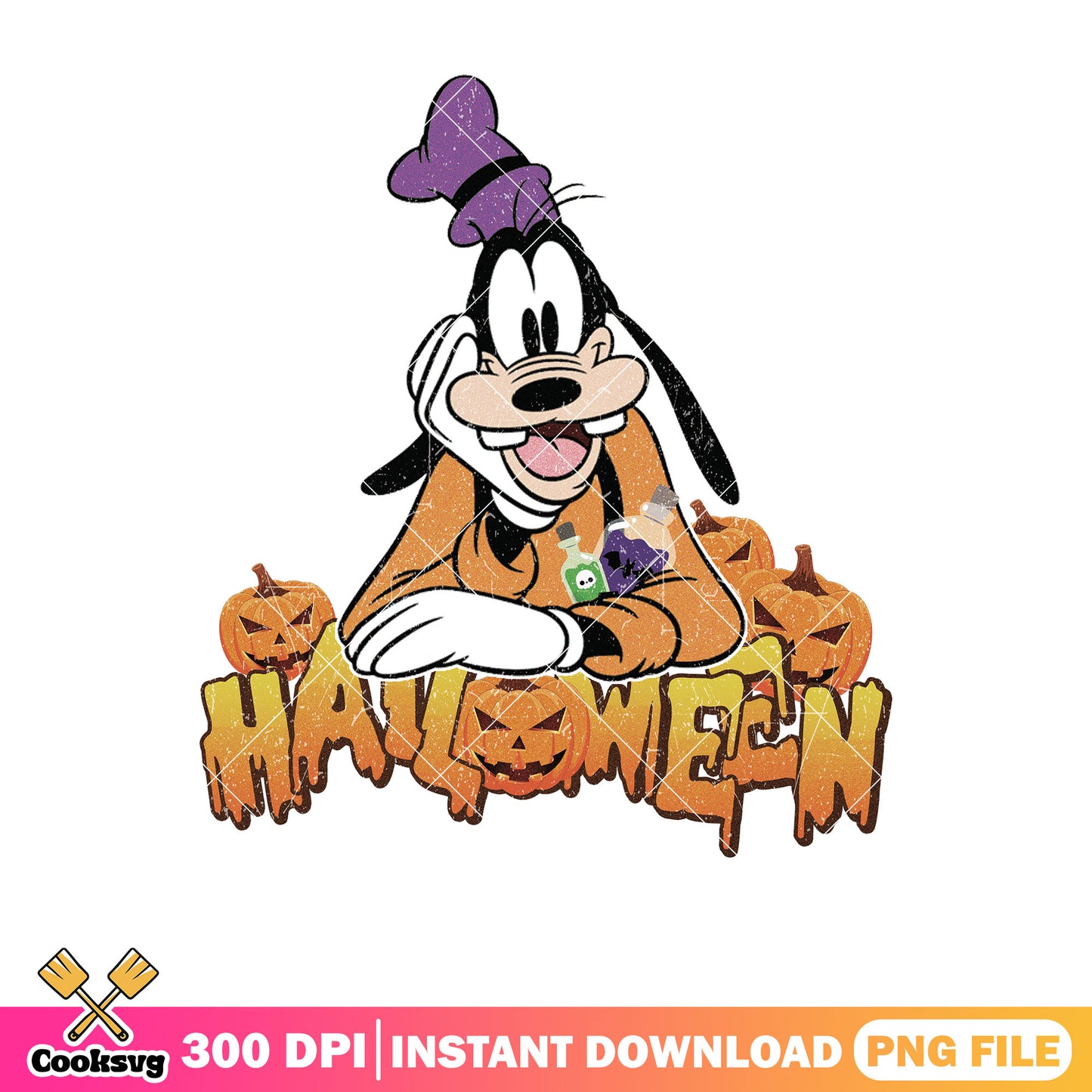 Halloween with pluto png, halloween drawing png, cute pluto png