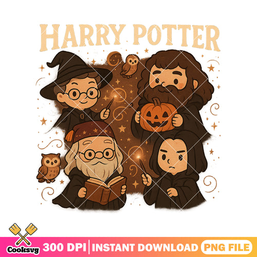 Halloween with witch teachers png, harry potter png, scary movie png