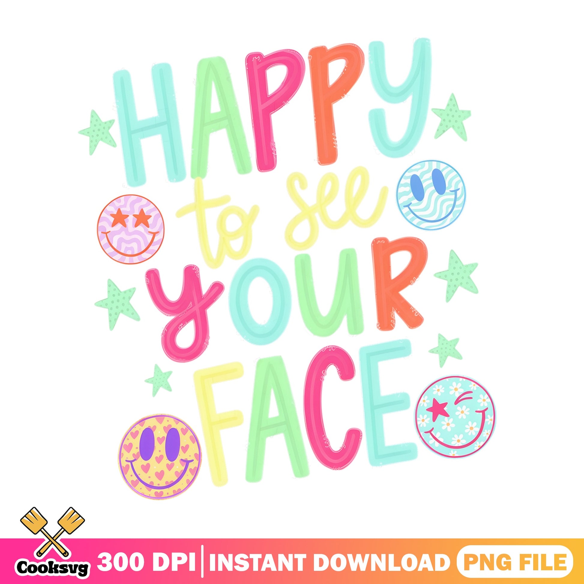 Happy To See Your Face PNG, Smiley Face PNG, Teacher PNG