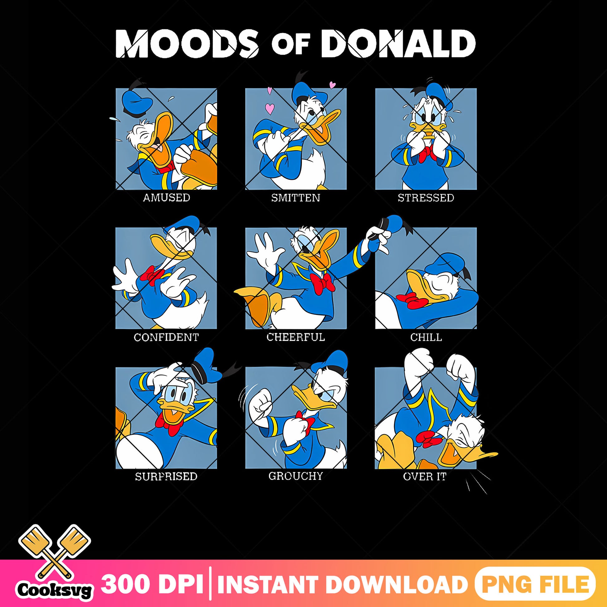 Happy donald duck png, donald trump angry​ png, mickey disney png
