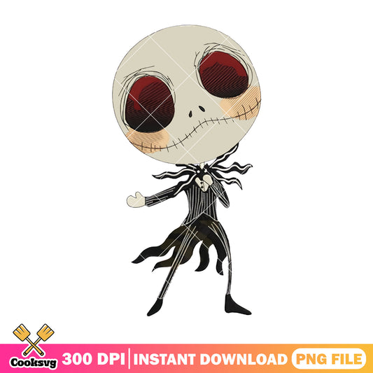 Happy jack horror design png, jack chibi png, this is halloween png