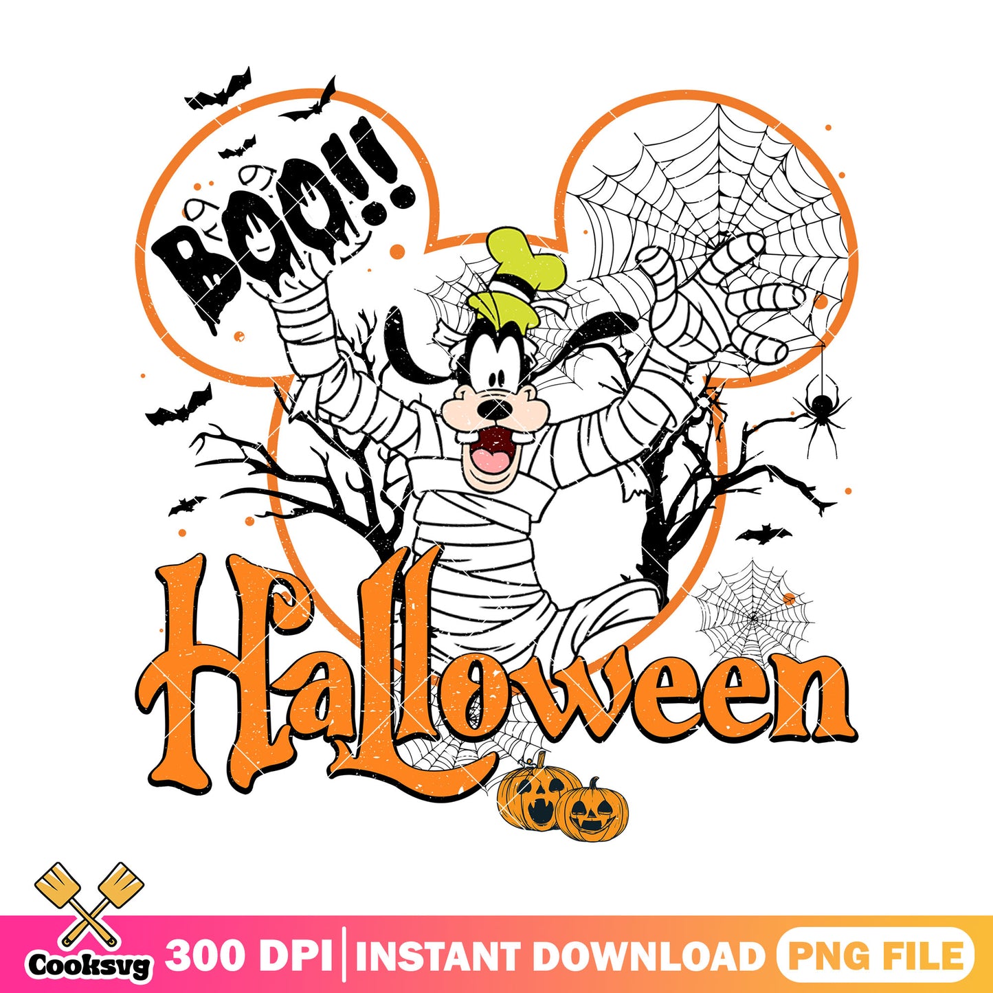 Happy mummy goofy png, goofy cartoon png, what is halloween png