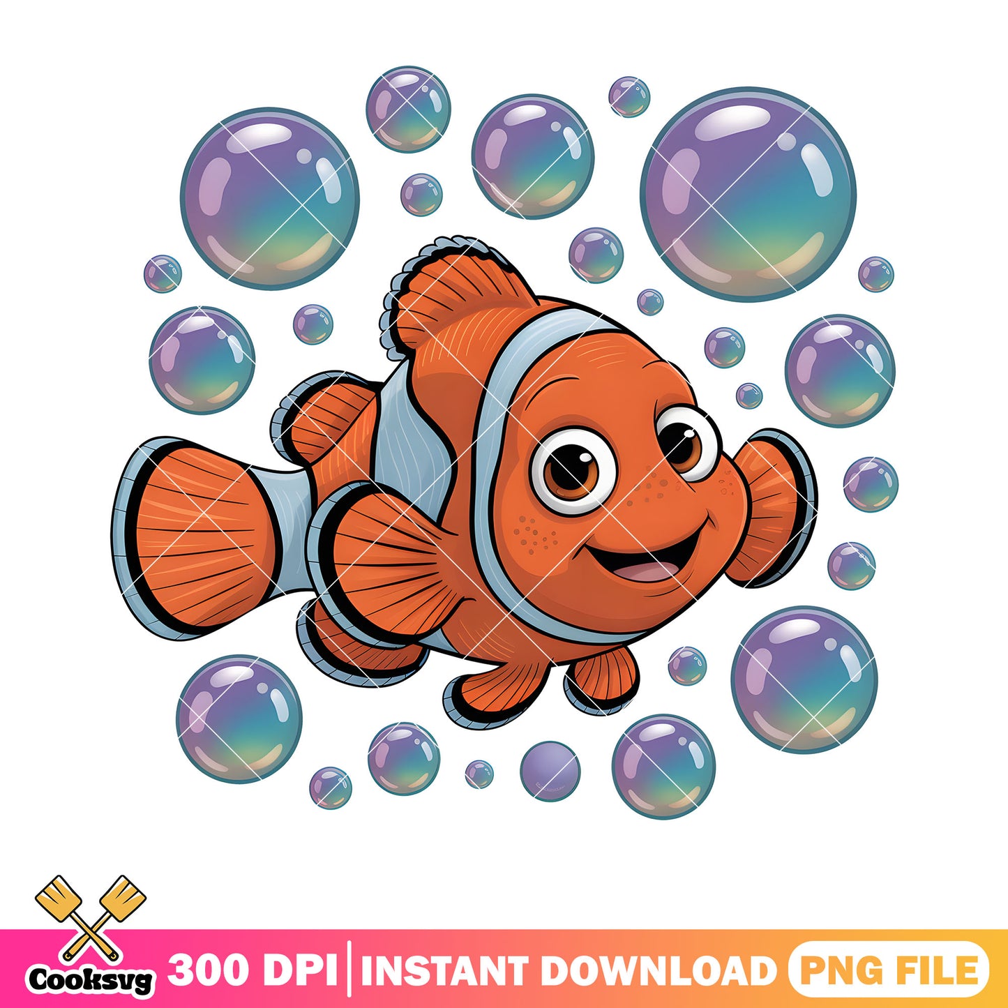 Happy nemo clownfish png, finding nemo png, disney poster png