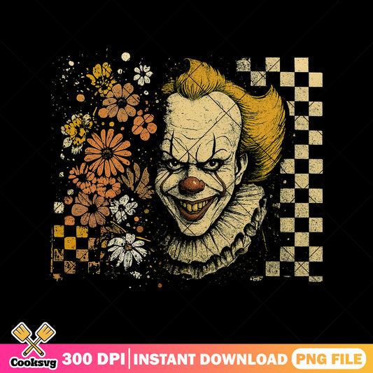 Happy pennywise design png, film pennywise png, halloween spirit png