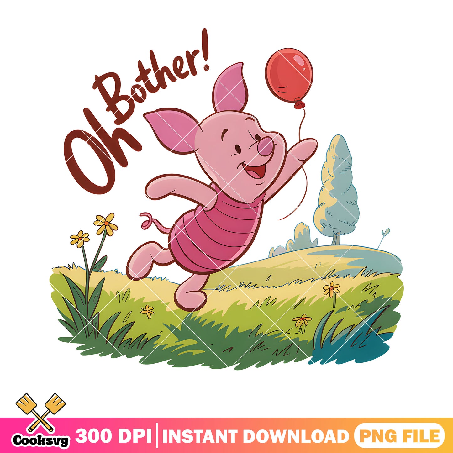 Happy playing piglet png, disney piglet png, pooh and piglet png