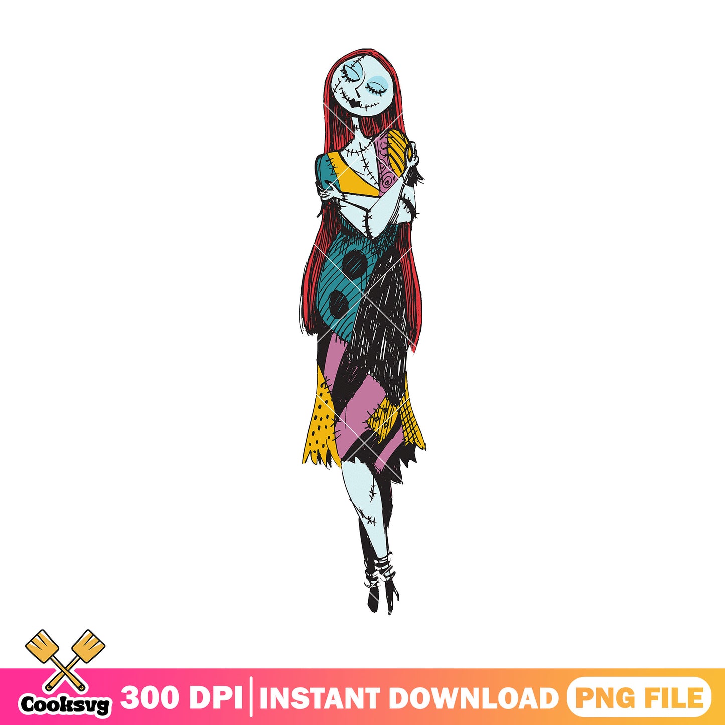 Happy sally design png, this is halloween png, sally horror png