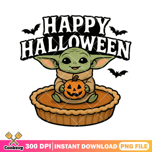 Happy yoda halloween day png, yoda species​ png, spirit halloween​ png