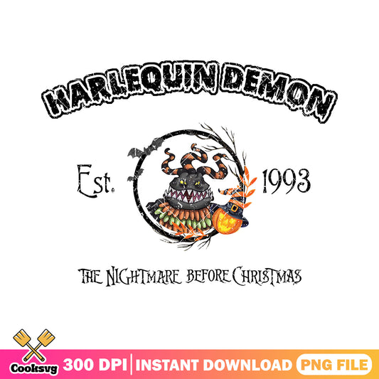 Harlequin est 1993 nightmare png, nightmare before christmas png