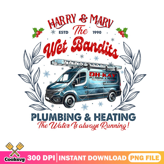 Harry and marv estd the 1990 png, christmas movie png, wet bandits png