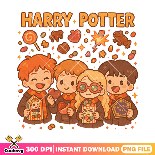 Harry potter candy treats png, halloween movies png, scary movies png