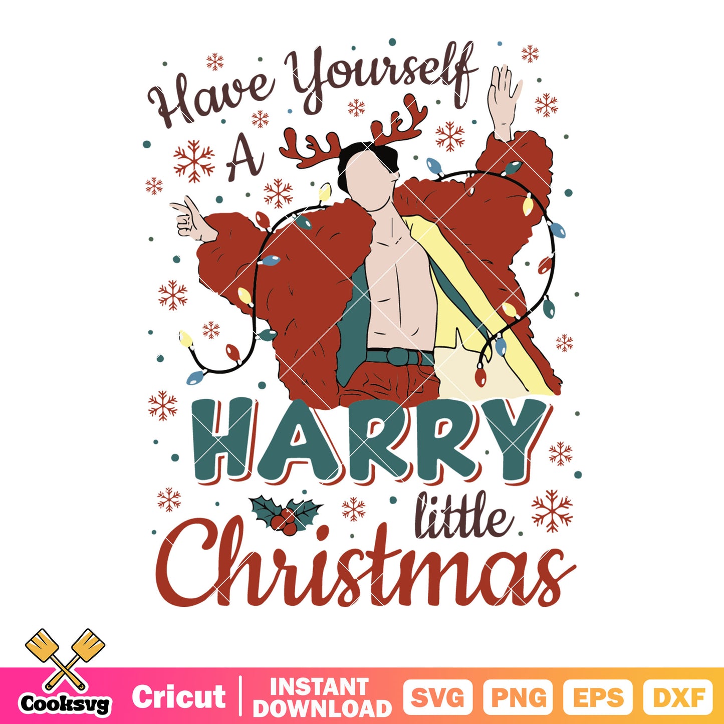 Have yourself a harry little chrismart svg, chrismart art svg