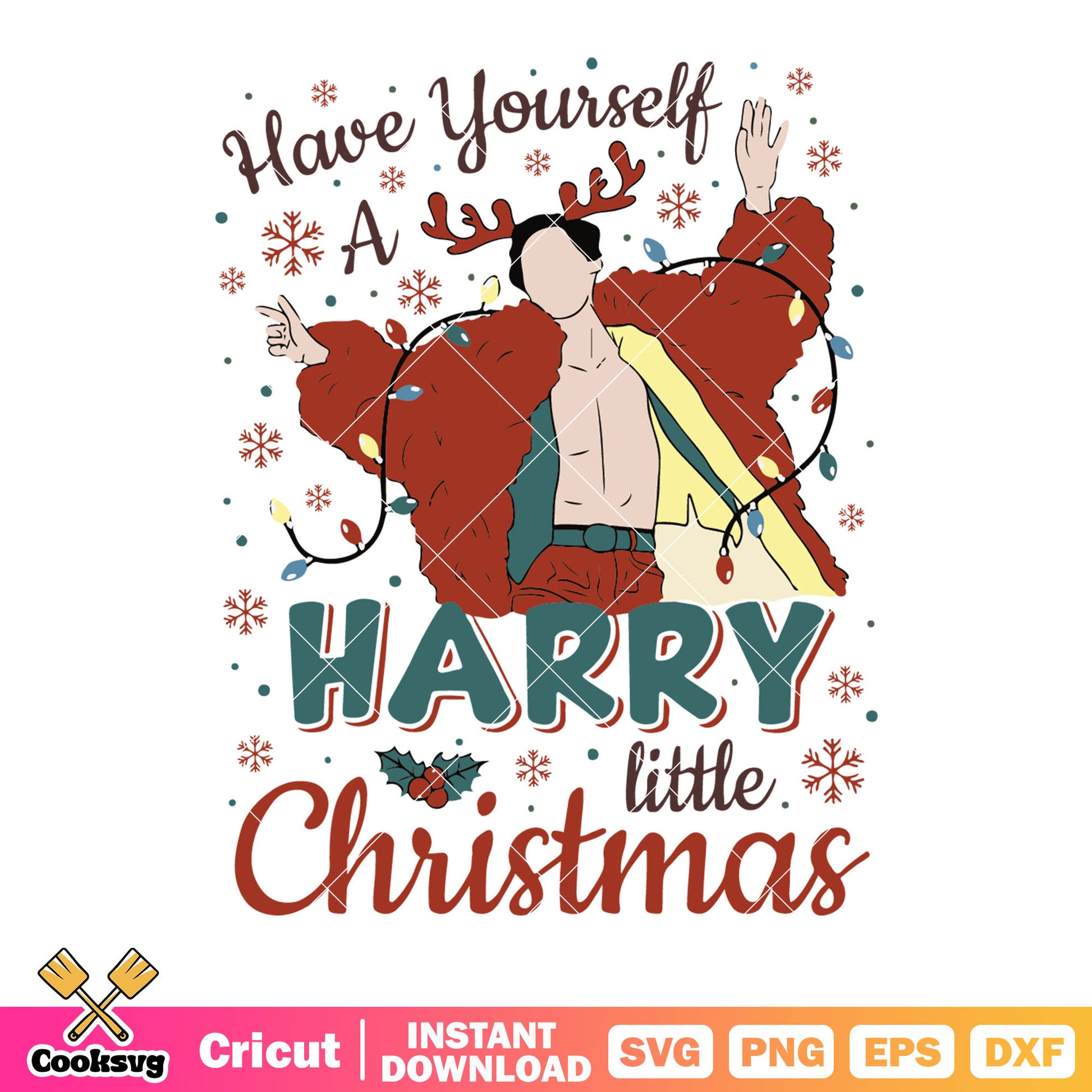 Have yourself a harry little chrismart svg, chrismart art svg
