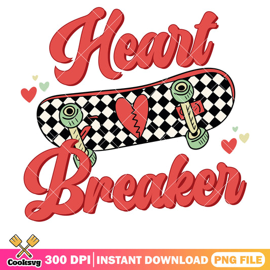 Heart breaker red valentine png, heart breaker png, valentine day png