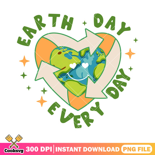 Heart logo earth day everyday png, when is earth day png