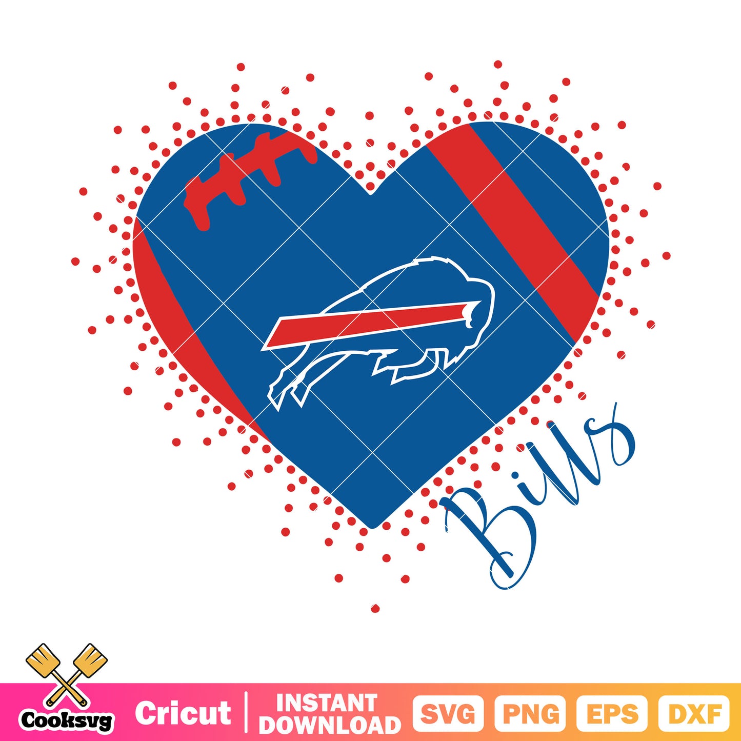 Heart of the bills svg, highmark stadium​ svg, afc east svg