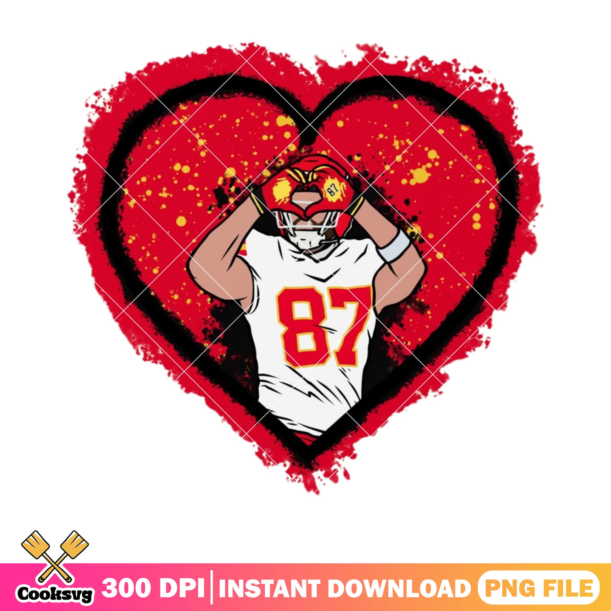 Heart shaped 87 png, nfl football​ png, taylor swift engaged​ png