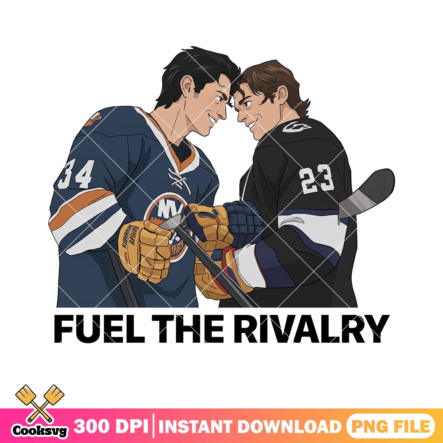 Heated Fuel The Rivalry png, hockey player png, gay couple png