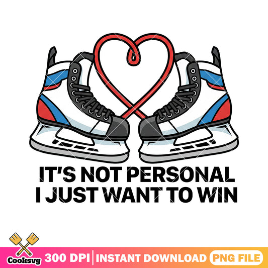 Heated Rivalry Its Not Personal png, ski boots png, gay movies gifts png