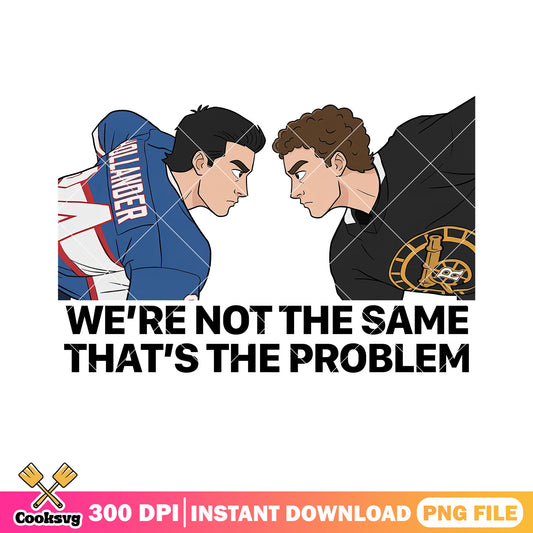 Heated Rivalry Were Not The Same png, gay love png, hockey player png