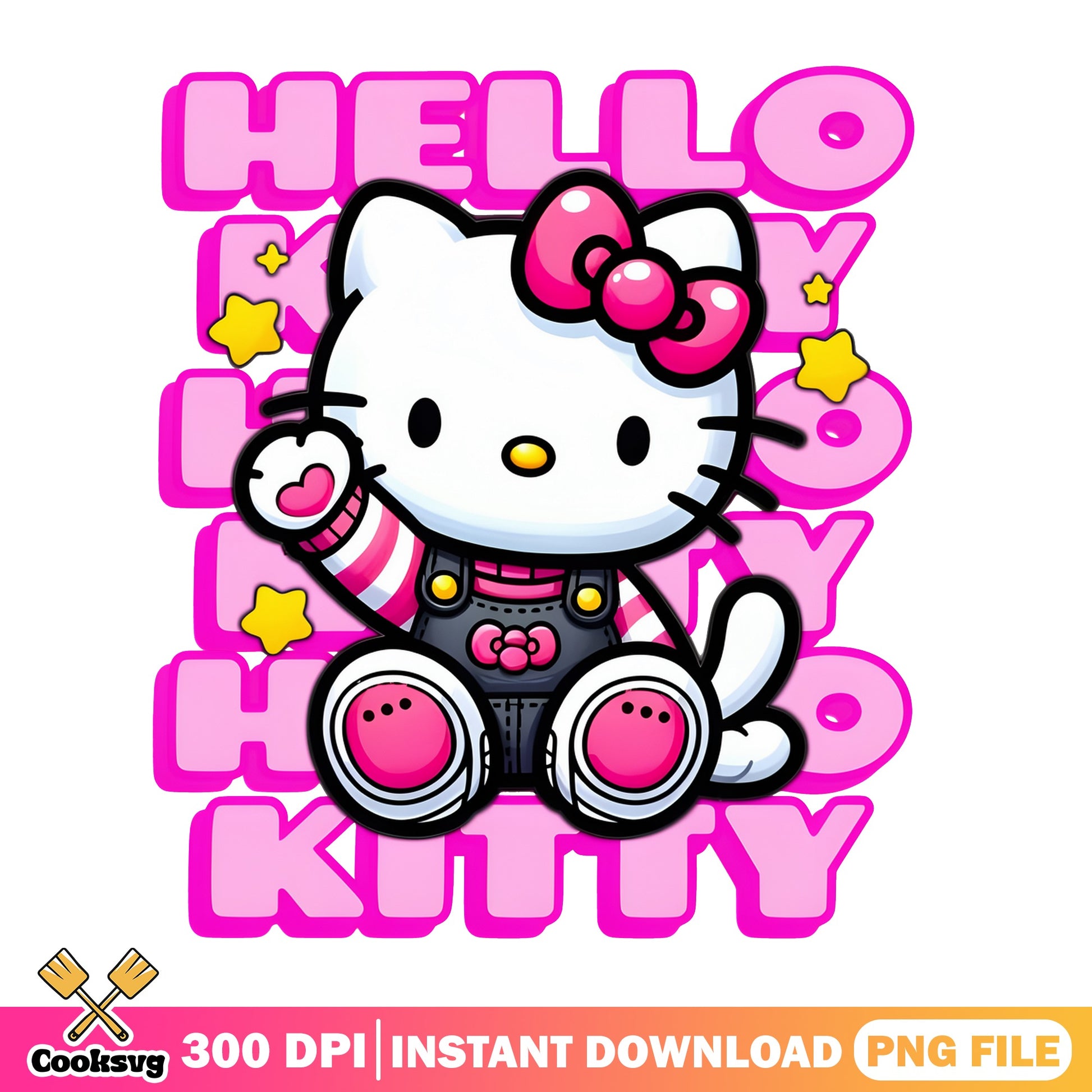 Hello Kitty Pink Retro PNG, Sanrio Kawaii PNG, Cute Cat PNG