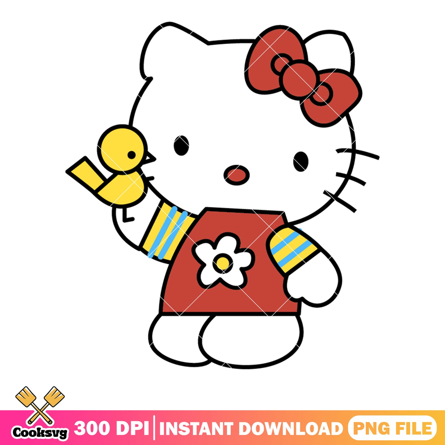 Hello kitty and chick png, sanrio characters png, hello kitty png