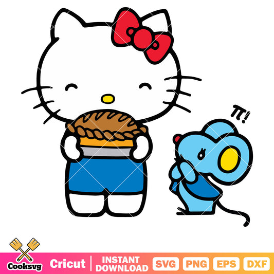 Hello kitty and joey svg, hello kitty svg, joey sanrio​ svg