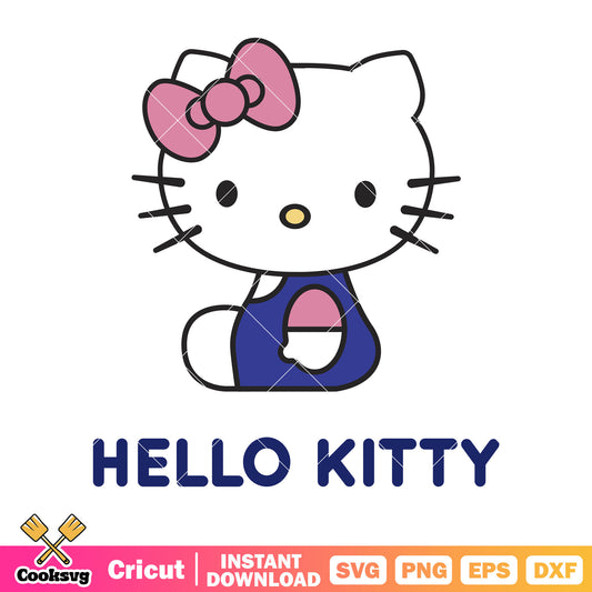 Hello kitty cartoon cat svg file, hello kitty cat​ svg, hello kitty svg