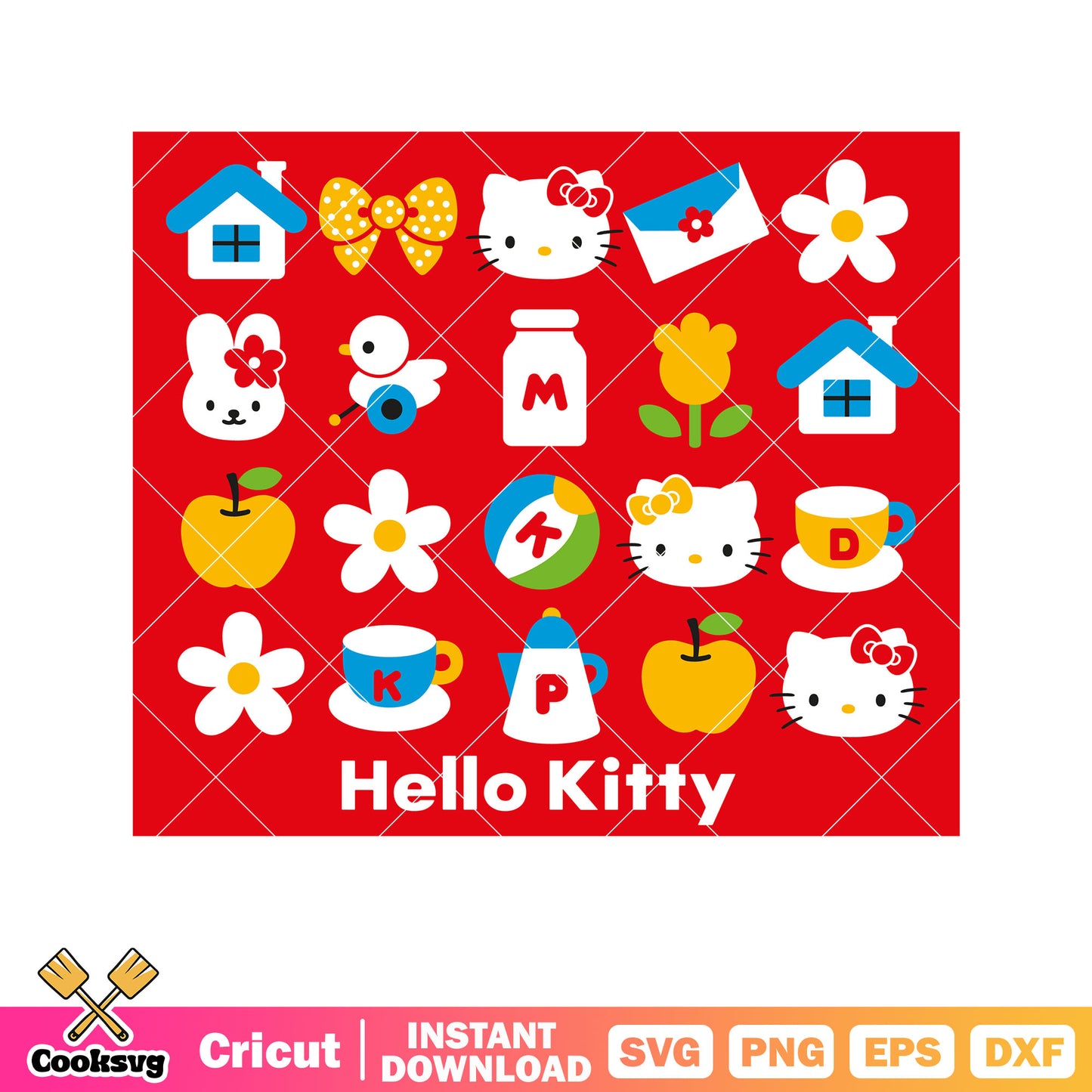 Hello kitty cat sanrio tools svg, hello kitty cat svg, hello kitty svg