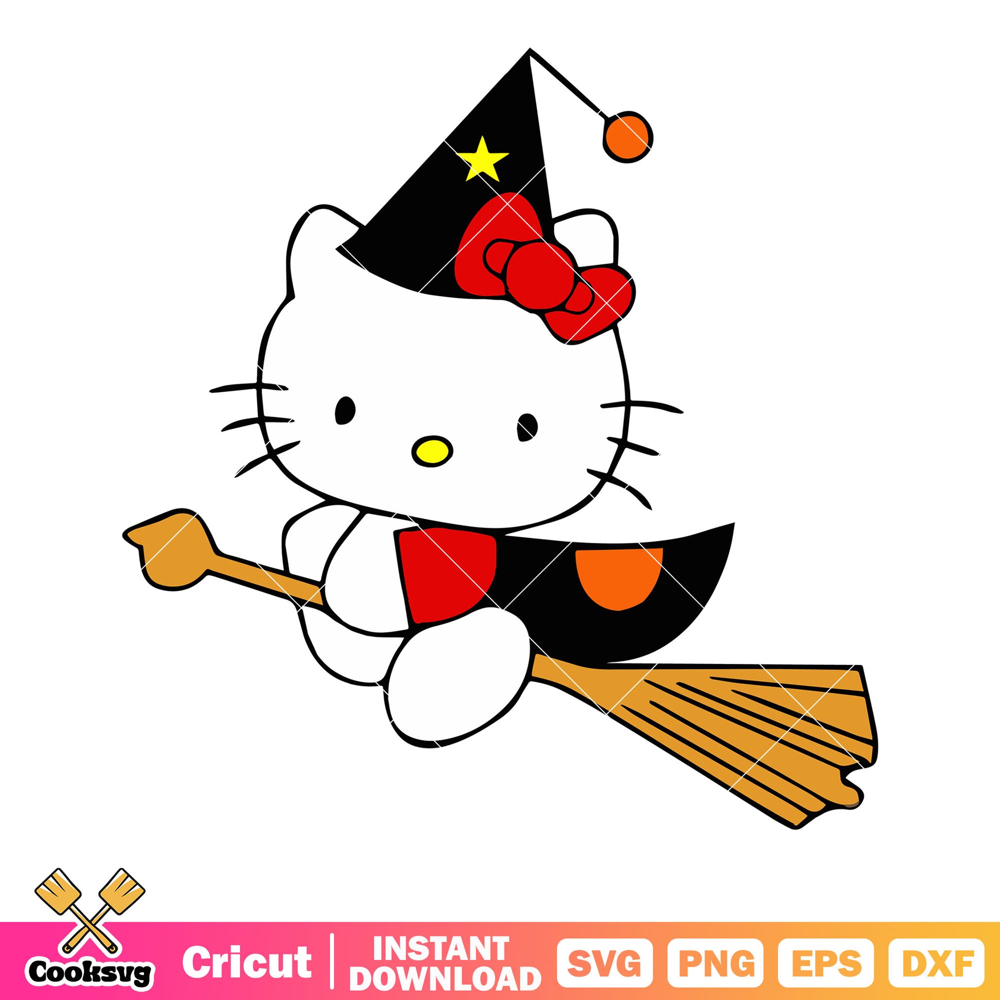 Hello kitty dark magical costume svg, hello kitty costume svg