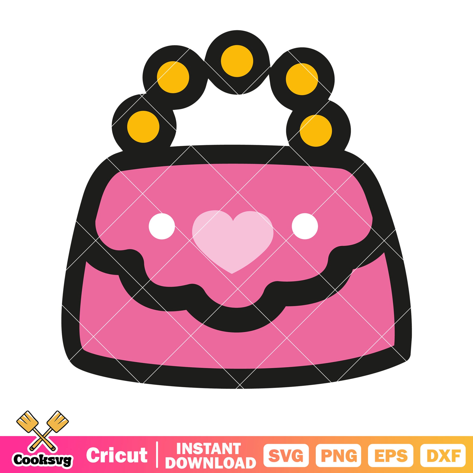 Hello kitty fashion bag svg, hello kitty bag​ svg, kitty cat svg