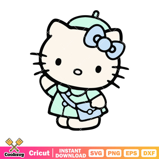 Hello kitty hang out costume svg, hello kitty costume svg