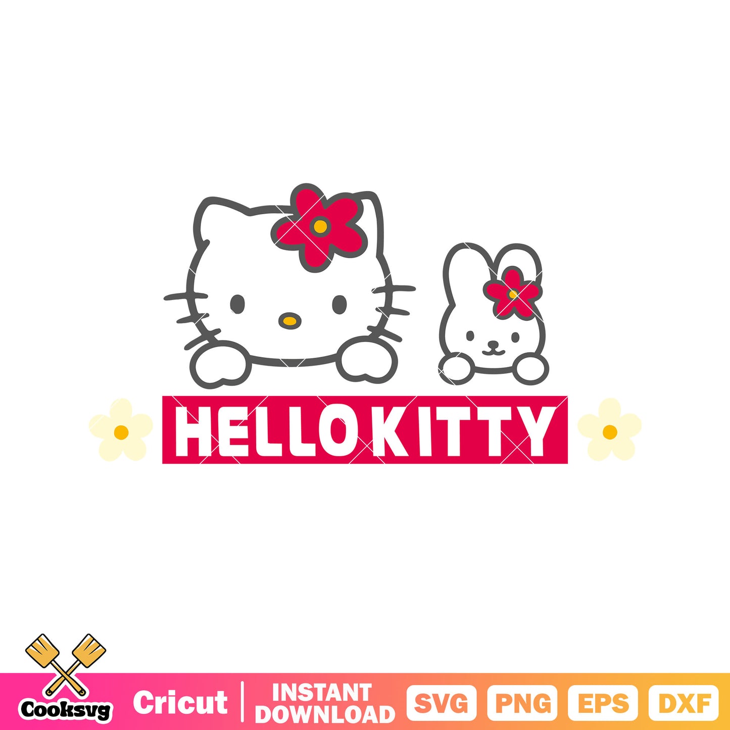 Hello kitty head cartoon svg file, hello kitty cartoon svg