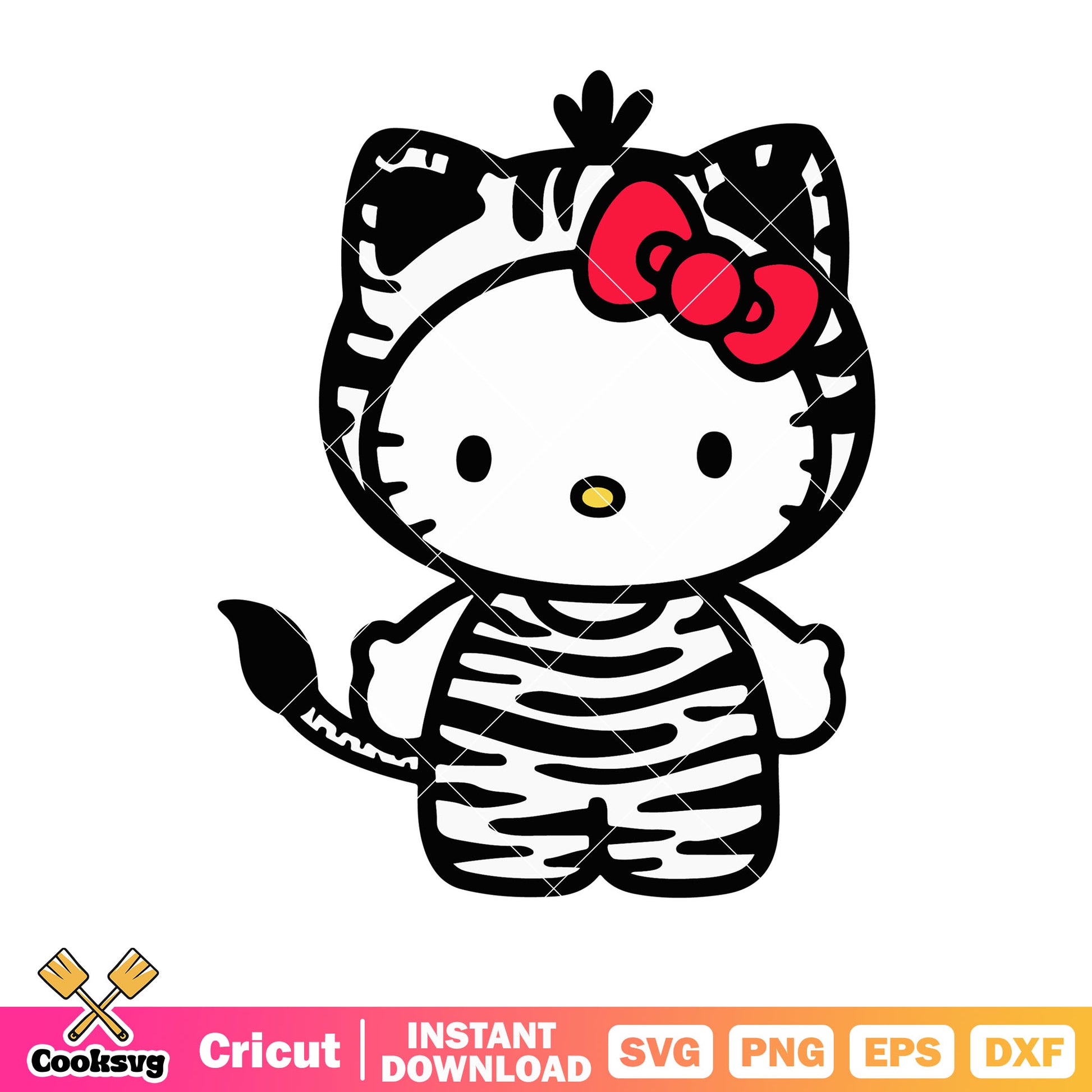 Hello kitty horse costume svg, hello kitty costume svg, sanrio cartoon svg