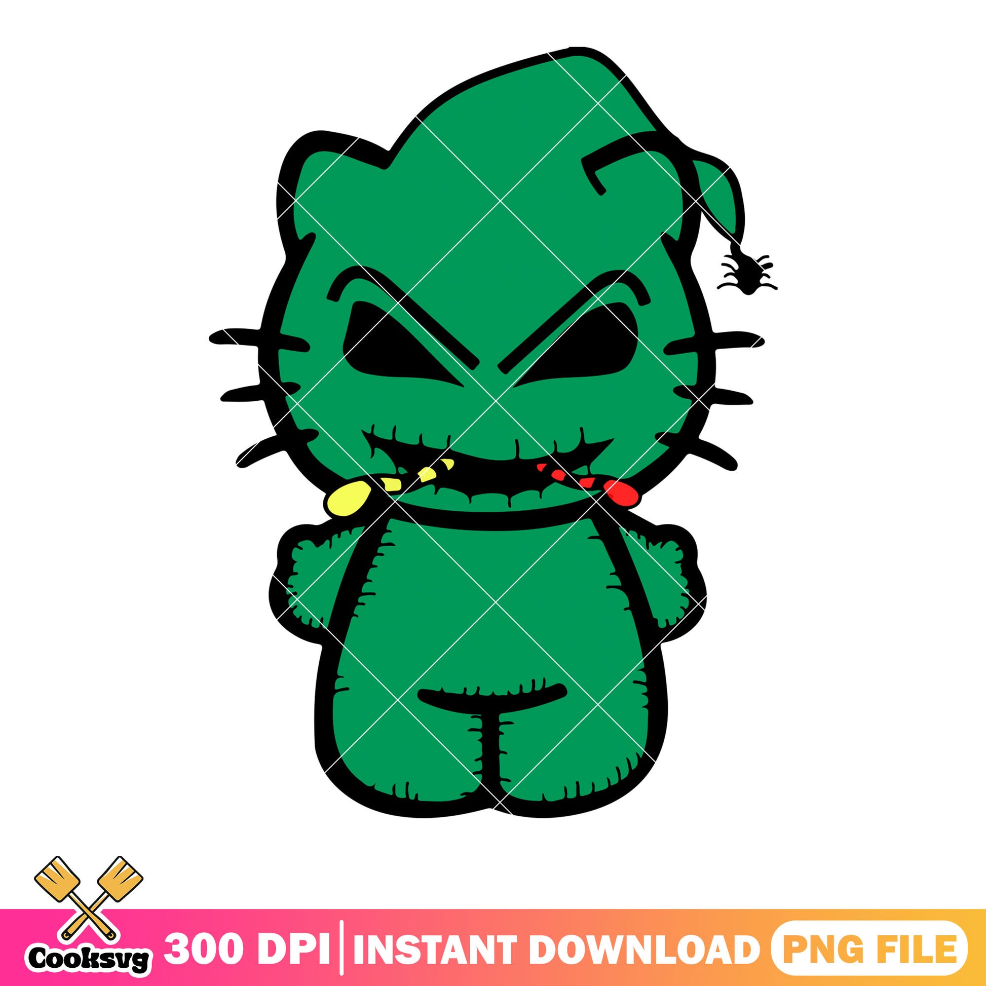 Hello kitty oogie boogie costume png, oogie boogie png, hello kitty png