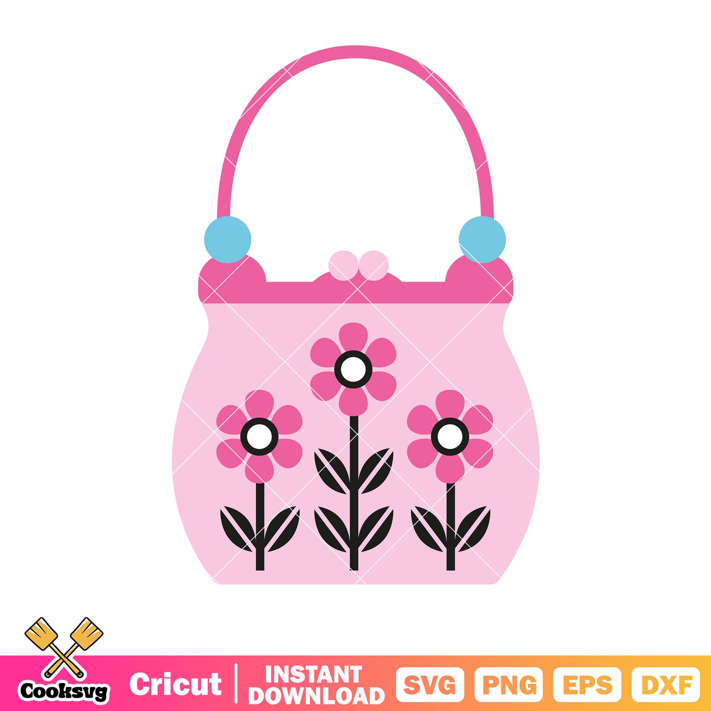 Hello kitty pink bag cartoon svg, pink hello kitty svg