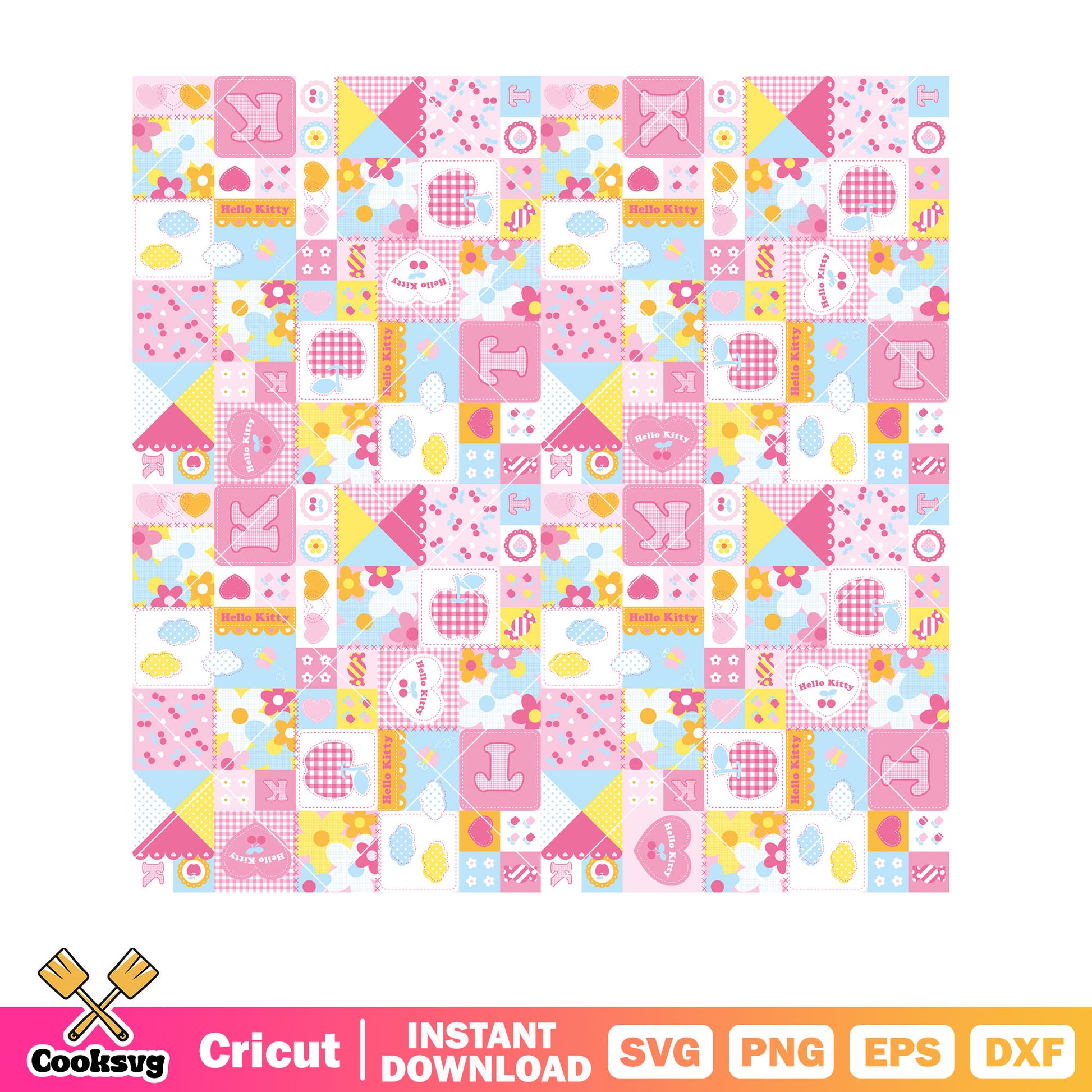 Hello kitty pink carpet svg design, pink hello kitty svg, kitty cat svg