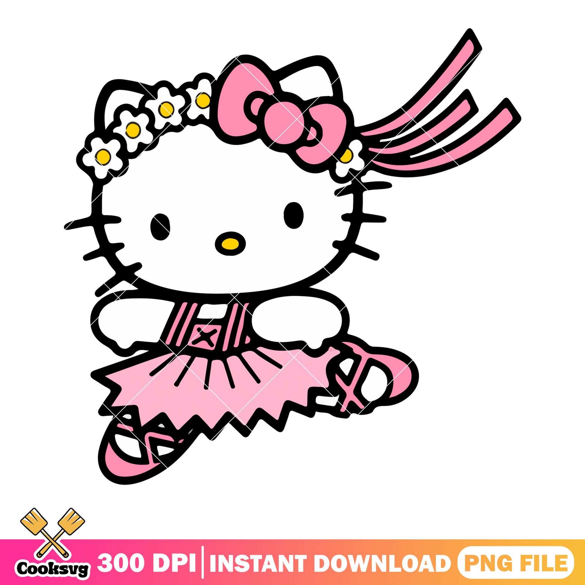 Hello kitty pink dress png, pink hello kitty png, sanrio characters png