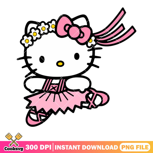 Hello kitty pink dress png, pink hello kitty png, sanrio characters png