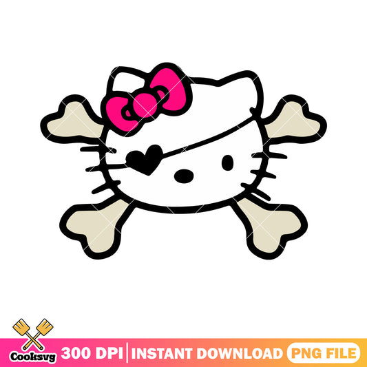 Hello kitty priate head png, hello kitty head png, sanrio cartoon png