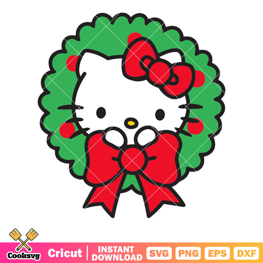 Hello kitty red bow tie tree svg, hello kitty bow tie svg