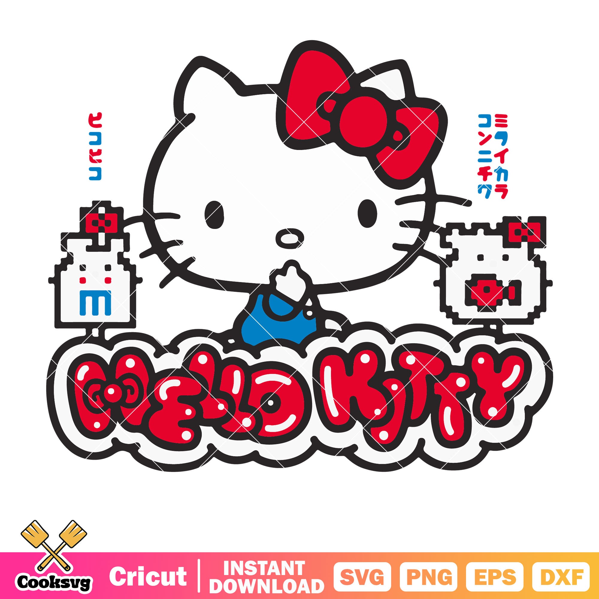 Hello kitty red design svg, sanrio characters cartoon svg – Cooksvg