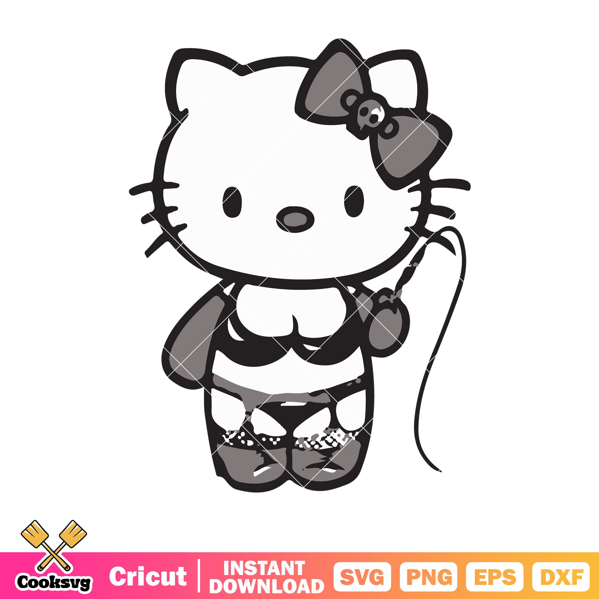 Hello kitty sexy girl cartoon svg, sanrio cartoon svg, hello kitty svg