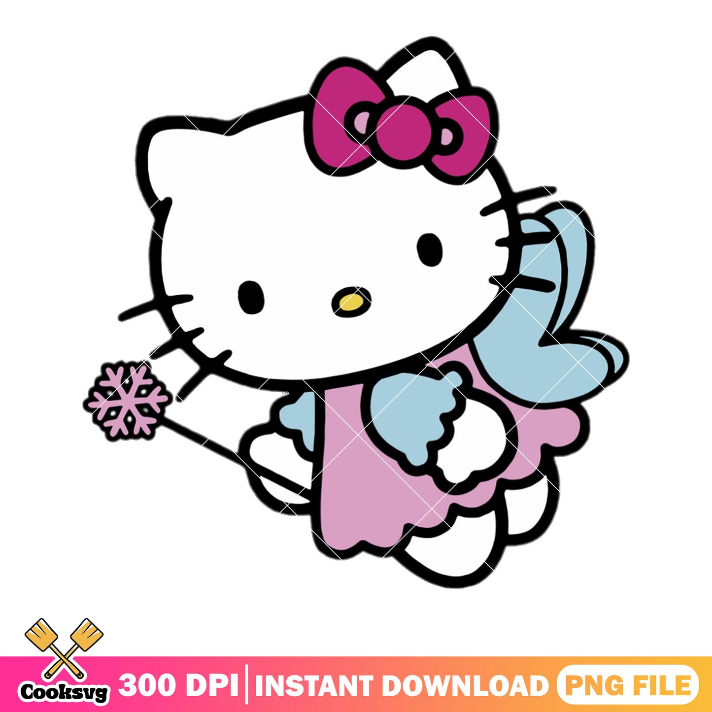 Hello kitty winter angel png, hello kitty cartoon png, hello kitty png