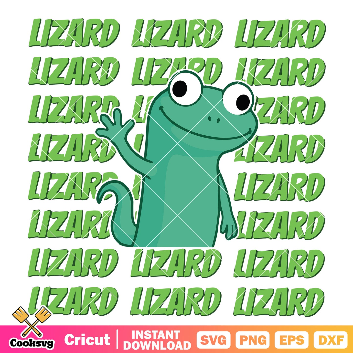 Hello lizard tiktok svg, meme lizard svg, lizard wizard lizard svg