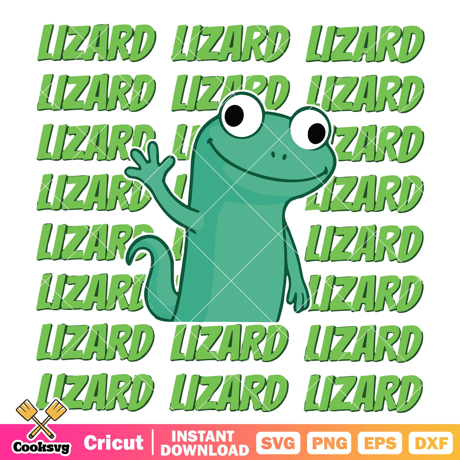 Hello lizard tiktok svg, meme lizard svg, lizard wizard lizard svg
