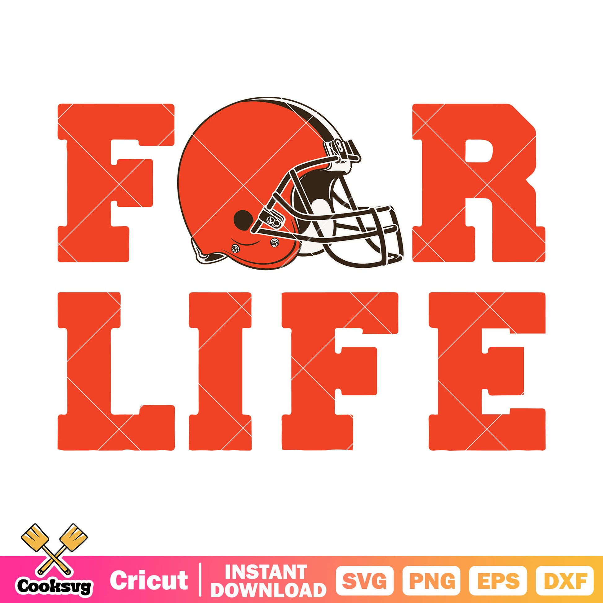 Helmet for life browns svg, AFC svg, cleveland browns svg