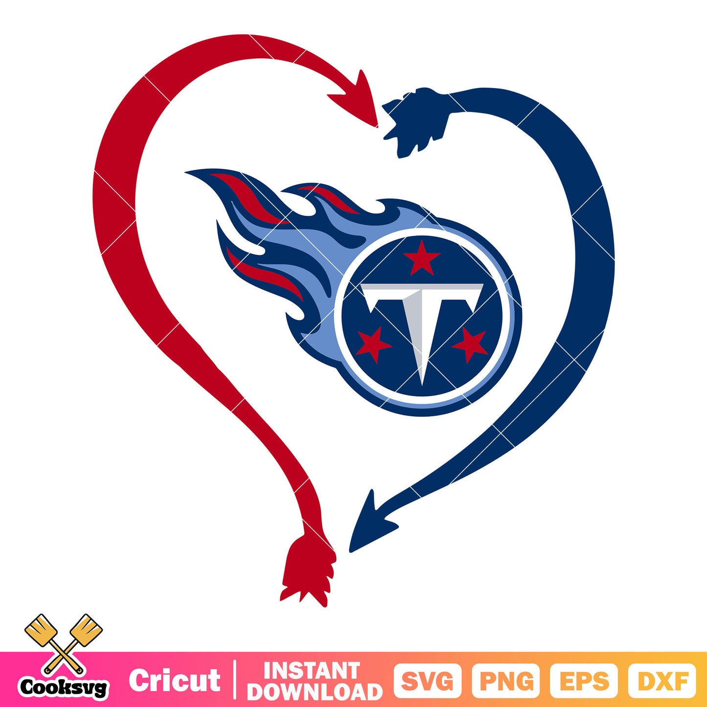 Hennessee football teams nfl svg, titans svg, afc south svg