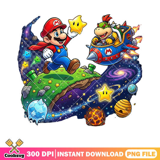 Here luma mario browser png, mario characters png, galaxy browser​ png