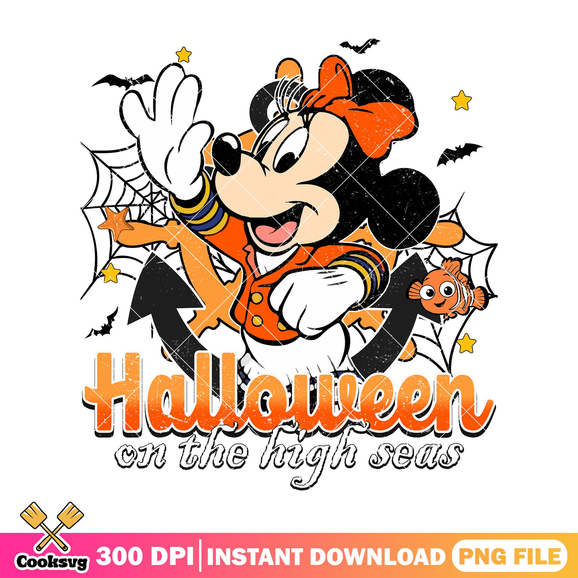 High seas with minnie png, mickey mouse png, minnie cute png